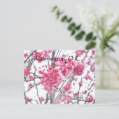 Kersenboom in bloei Washington, D.C. Briefkaart (Staand voorkant)