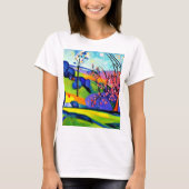 Kersenboom tussen de rotsen t-shirt (Voorkant)