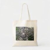 Kersenboom Vloeren Canvas tas van flessencanvas (Voorkant)