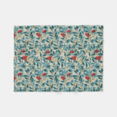 Kersenboom, William Morris Fleece Deken (Voorkant (Horizontaal))