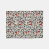 Kersenboom, William Morris Fleece Deken (Voorkant (Horizontaal))
