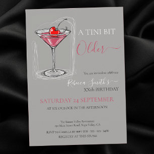 Kersencocktail Een tini beetje Oudere krabbel verj Kaart