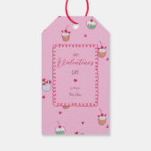 Kersencupcakes & Liefdeshartjes – Valentijns desse Cadeaulabel (Achterkant)