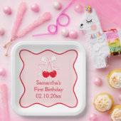 Kersenfeest Papieren Bordje (Feest)