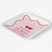 Kersenfeest Papieren Bordje (Gebogen)