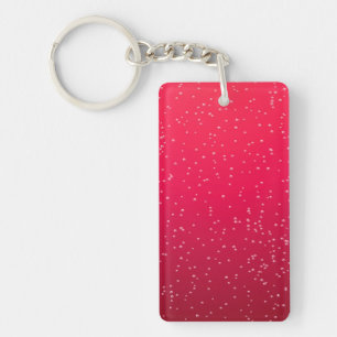 Kersenfrisdrank met Kleine Belletjes Achtergrond K Sleutelhanger