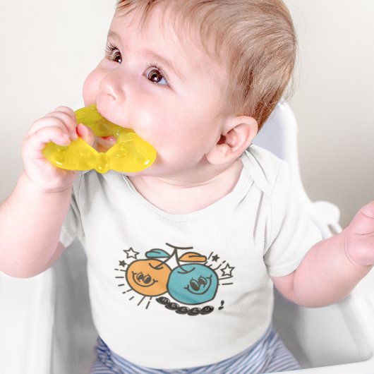 Kersenfruit Cartoon Patroon Romper