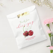 Kersenfruit dat ons aanmoedigt  bedankzakje (Gezegeld)