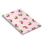 Kersenfruit Patroon Notitieboek (Rechterzijde)