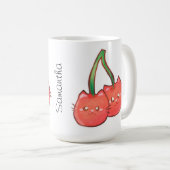 Kersenfruitkatten Koffiemok (Voorkant rechts)