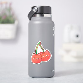 Kersenfruitkatten Sticker