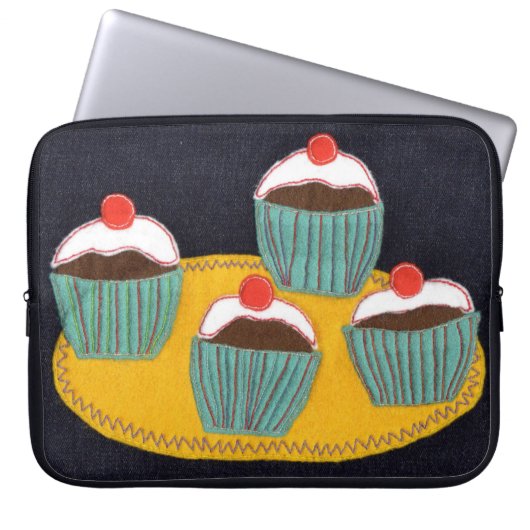Kersengebakjes Laptop Sleeve (Voorkant)