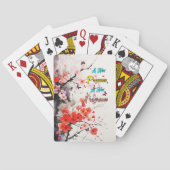Kersengeur Sakura Pokerkaarten (Achterkant)