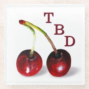 Kersenglas Onderzetter