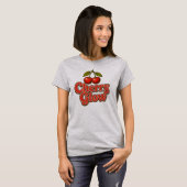 Kersengloed Retro Vintage Kersengrafiek T-shirt (Voorkant volledig)