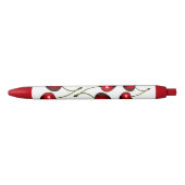 kersenhok blauwe inkt pen (Voorkant)