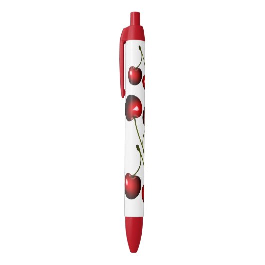 kersenhok blauwe inkt pen (Top (Verticaal))