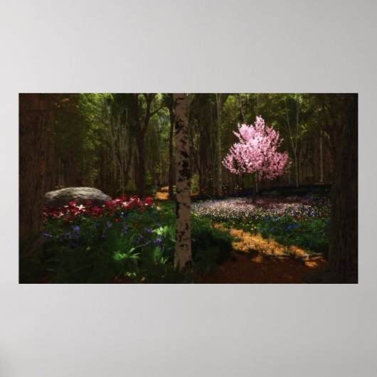 Kersenhout Concerto Print (Voorkant)