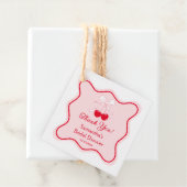 Kersenhuwelijksfeest Bedankjes Labels (In situ)