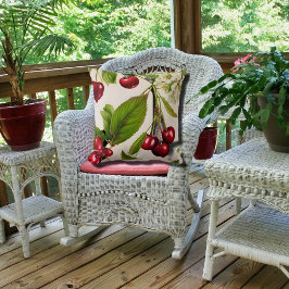  kersenillustratie kussen