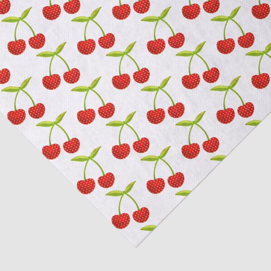  kersenillustratie tissuepapier (Detail)