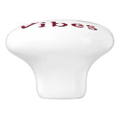 kersenknop keramische knop (Zijkant)