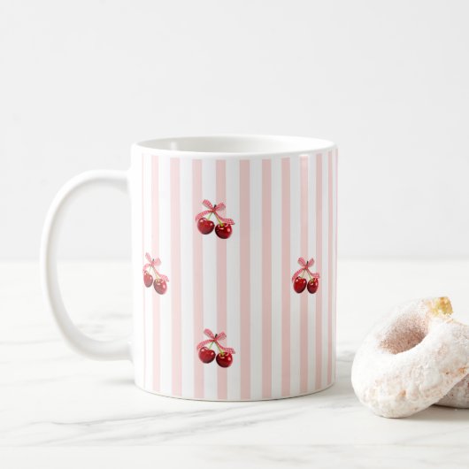 Kersenliefde mok (Met donut)