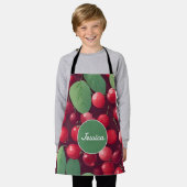 Kersenmozaïek Kleurrijk Gepersonaliseerd Patroon Schort (Gedragen)