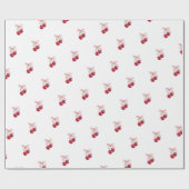 Kersenpakpapier Cadeaupapier (Vlak)