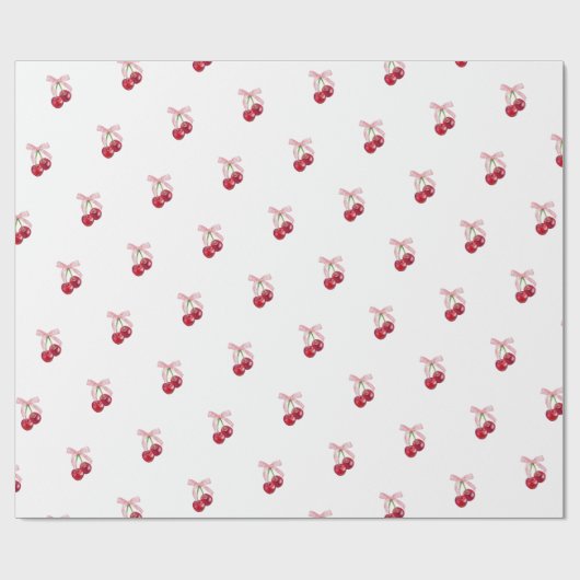 Kersenpakpapier Cadeaupapier (Vlak)
