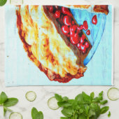 kersenpastei handdoek (Gevouwen)