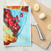 kersenpastei handdoek (Quarter Fold)