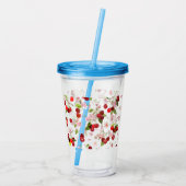 Kersenpatroon 1 acryl drinkbeker (Achterkant)
