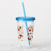 Kersenpatroon 1 acryl drinkbeker (Links)