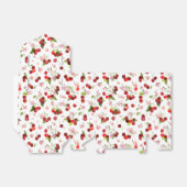 Kersenpatroon 1 bedankdoosjes (Uitgevouwen)