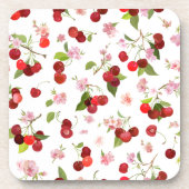 Kersenpatroon 1 bier onderzetter (Voorkant)
