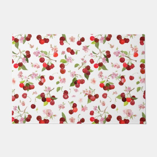 Kersenpatroon 1 deurmat (Voorkant)