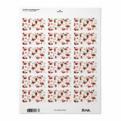 Kersenpatroon 1 etiket (Full Sheet)