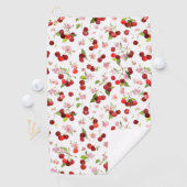 Kersenpatroon 1 golfhanddoek (Insitu)