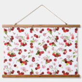 Kersenpatroon 1 hangend wandkleed (Voorkant 2)