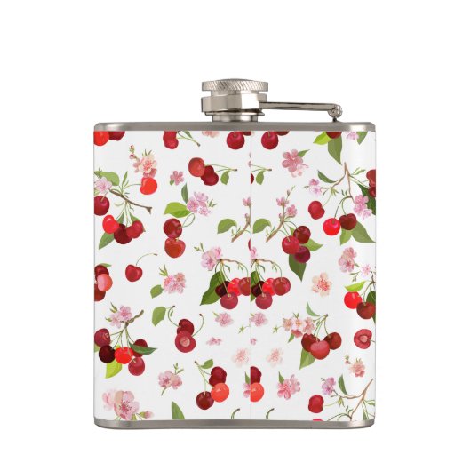 Kersenpatroon 1 heupfles (Achterkant)