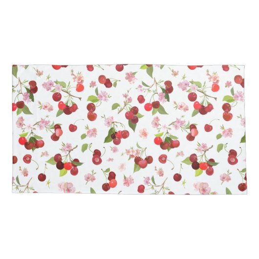Kersenpatroon 1 kussensloop (Achterkant)