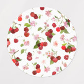 Kersenpatroon 1 labels (Design 2)