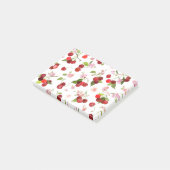 Kersenpatroon 1 post-it® notes (Schuin)