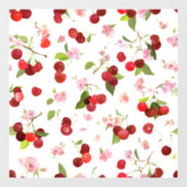 Kersenpatroon 1 raamsticker (Vel)