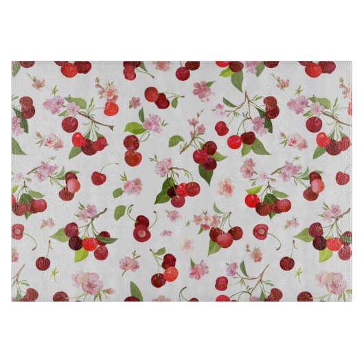 Kersenpatroon 1 snijplank (Voorkant)