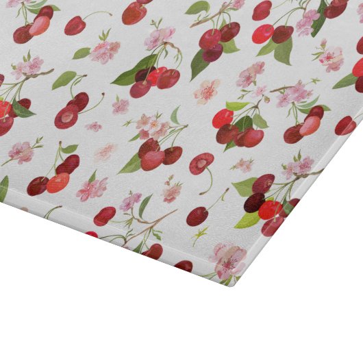Kersenpatroon 1 snijplank (Hoek)