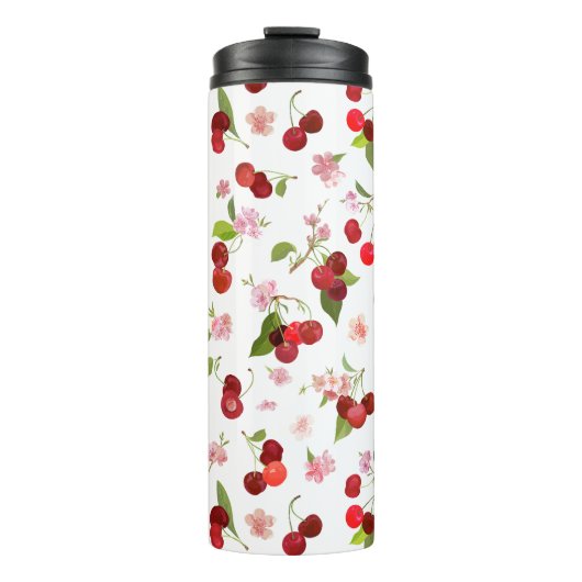 Kersenpatroon 1 thermosbeker (Voorkant)