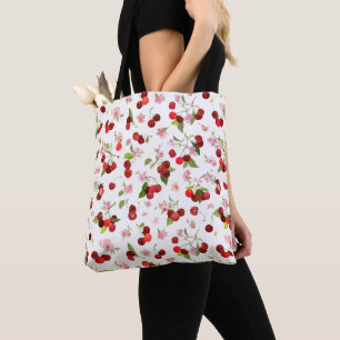 Kersenpatroon 1 tote bag