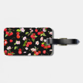 Kersenpatroon 2 bagagelabel (Achterkant horizontaal)